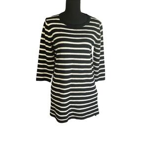 Forever 21 Black and White Striped Dress | Size M